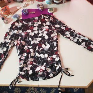 Vintage Kenneth Cole semi sheer beautiful top size M